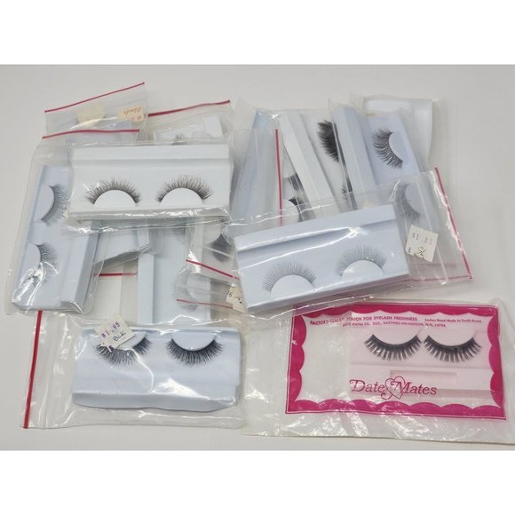 Lot of 48-10 Pairs Of Shoes 22Under Garments/Socks 15 Sets Of Eyelashes 1String - Picture 3 of 3